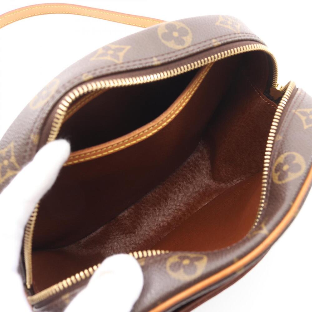 Louis Vuitton Blois Brown Shoulder Monogram Canvas Leather Bag